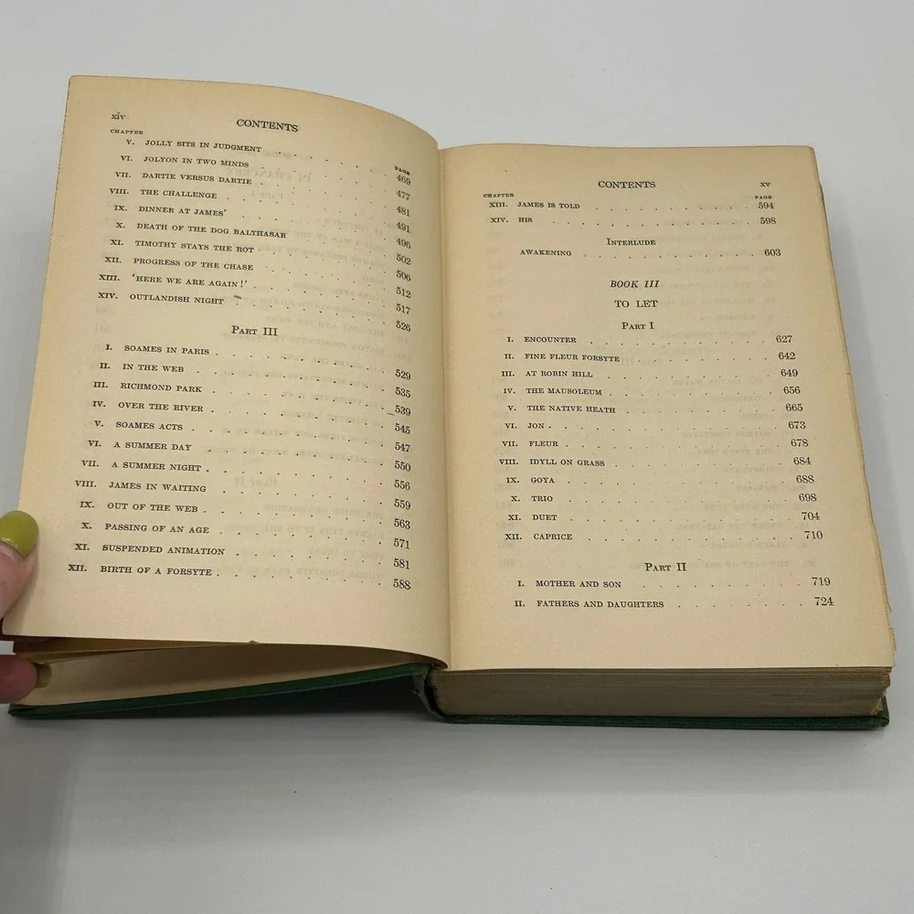 The Forsyte Saga‎ Volume I John Galsworthy 1929 Compact Edition Hardcover Book